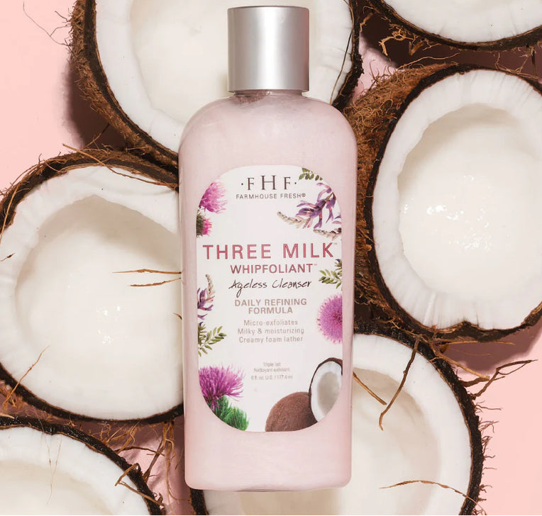 Three Milk Whipfoliant Ageless Cleanser