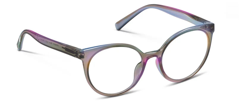 3.00 Moonstone Smoke/Iridescent Reading Glasses