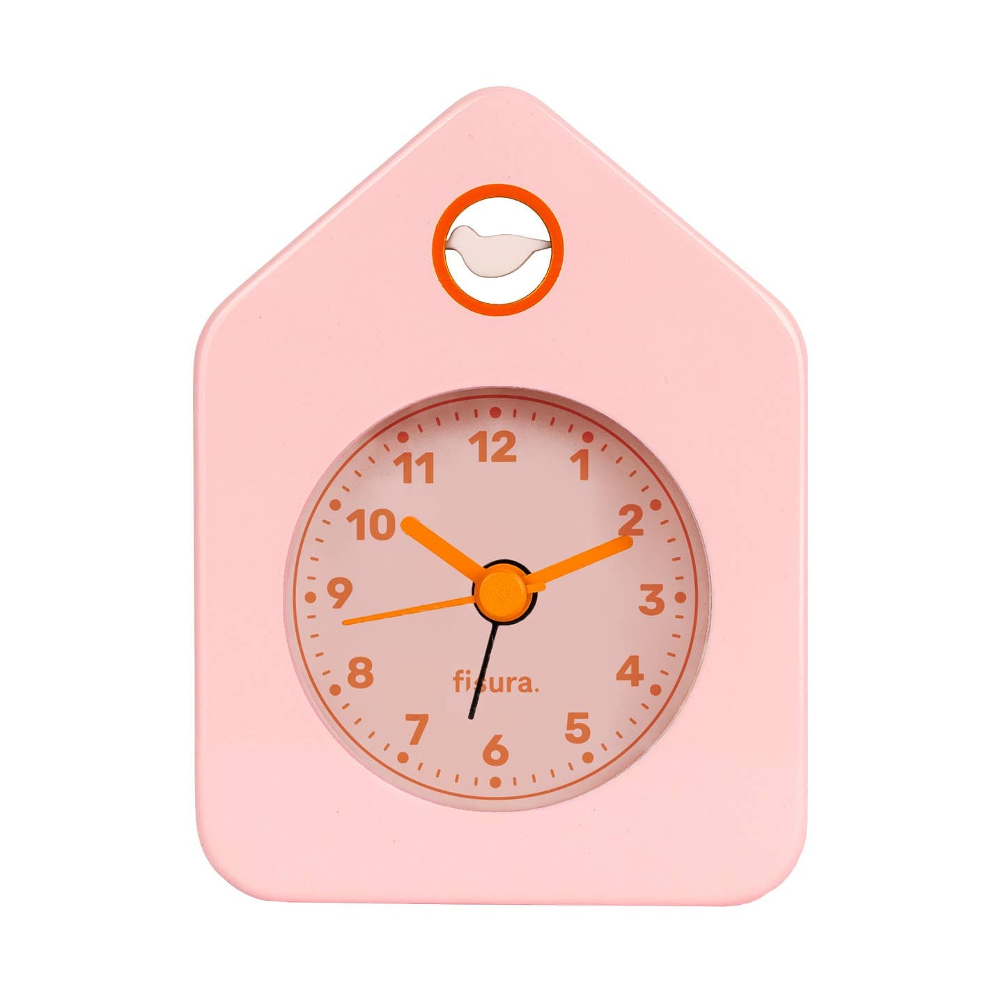 Pink Mini Alarm Clock House