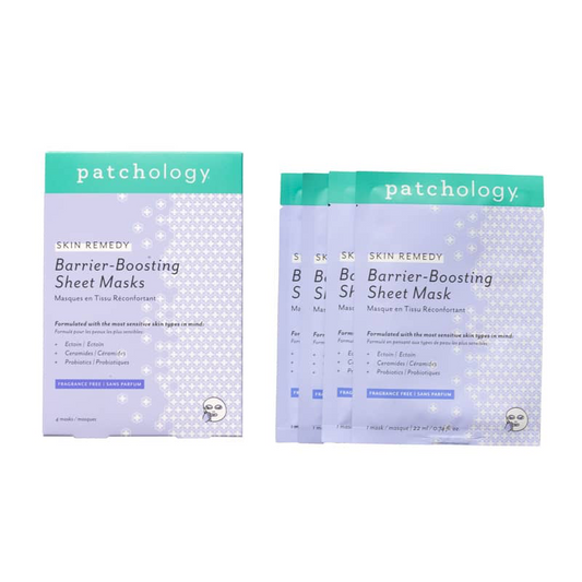 Skin Remedy Barrier-Boosting Sheet Mask Set of 4 - Patchology