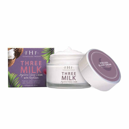 Three Milk Ageless Sleep Cream with Peptides