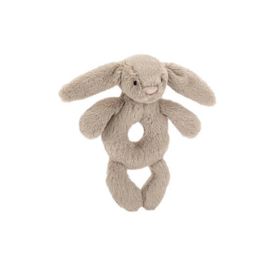 Bashful Beige Bunny Ring Rattle - JELLYCAT