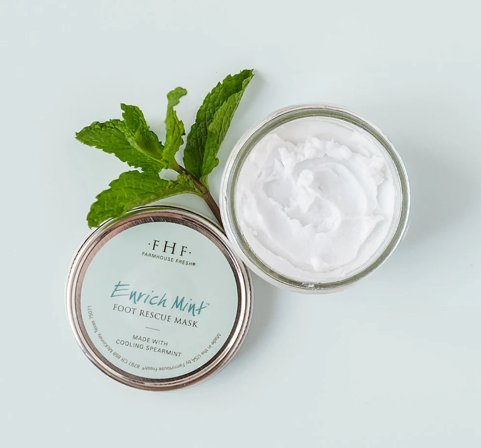 Enrich Mint® Foot Rescue Mask - FarmHouse Fresh