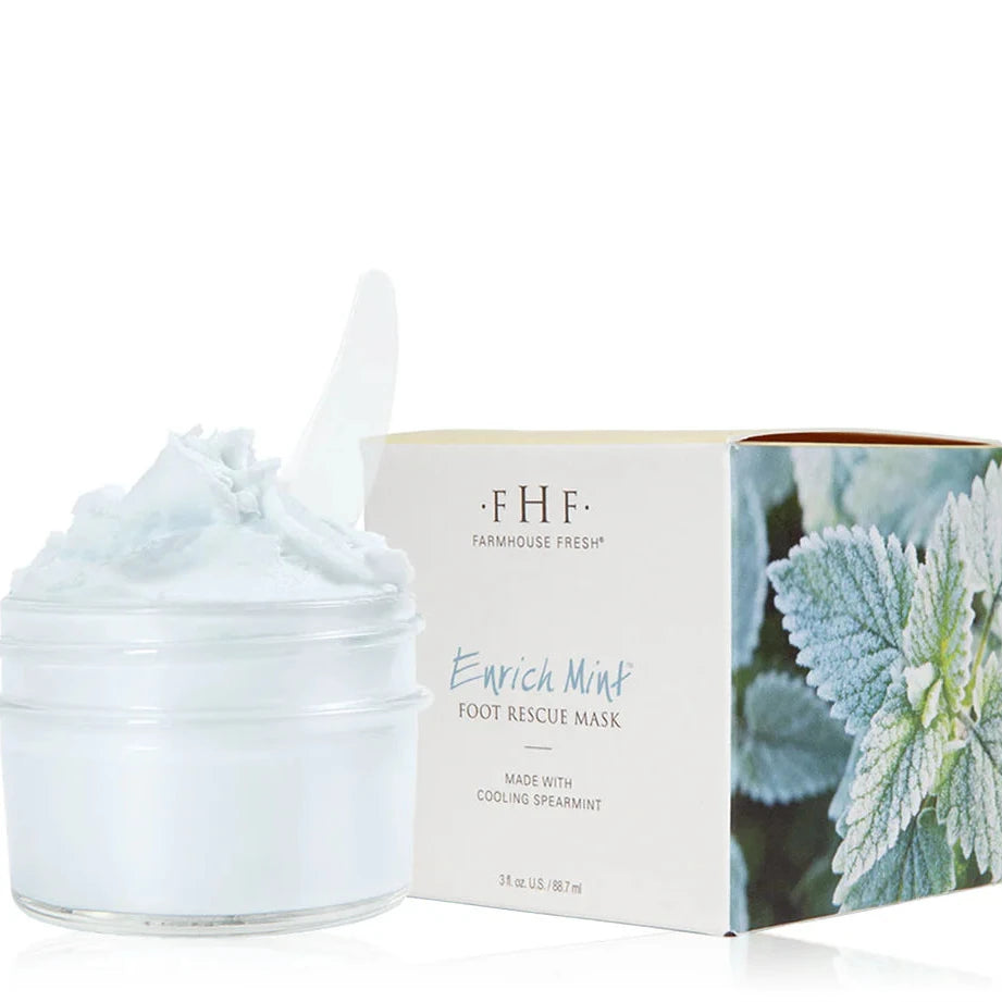 Enrich Mint® Foot Rescue Mask - FarmHouse Fresh