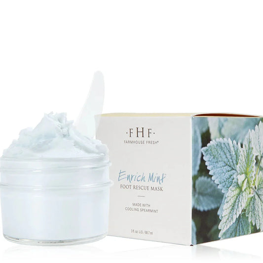Enrich Mint® Foot Rescue Mask - FarmHouse Fresh