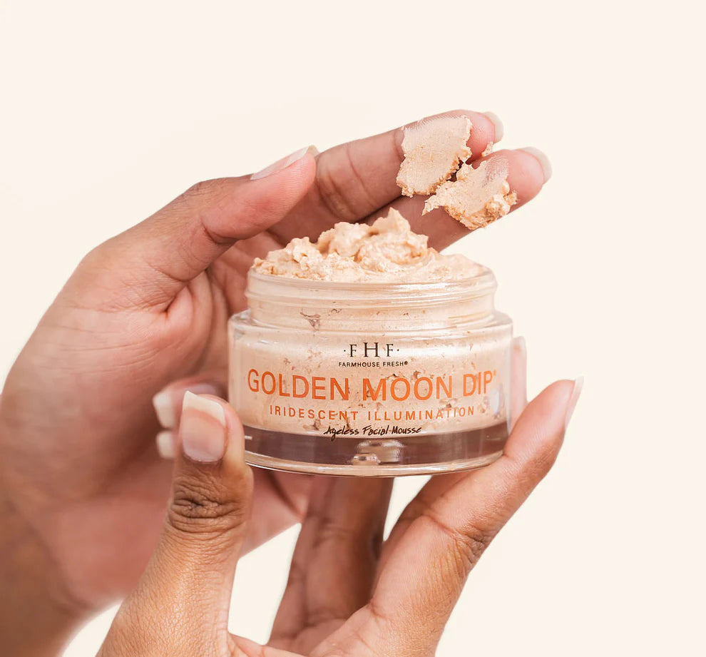 Golden Moon Dip® Illumination Mousse with Retinol + Wrinkle-Targeting Peptides - FarmHouse Fresh