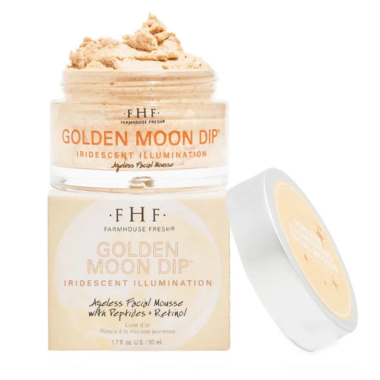 Golden Moon Dip® Illumination Mousse with Retinol + Wrinkle-Targeting Peptides - FarmHouse Fresh