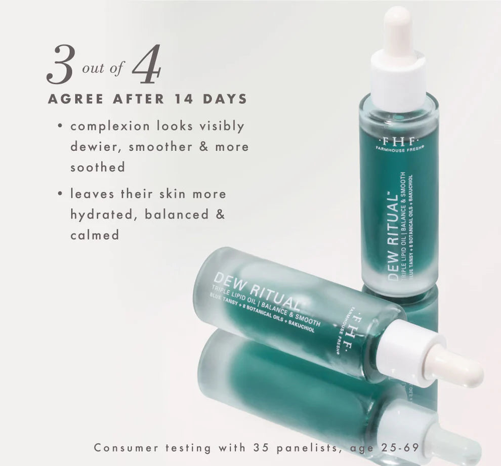 Dew Ritual® Triple Lipid Facial Oil - FarmHouse Fresh