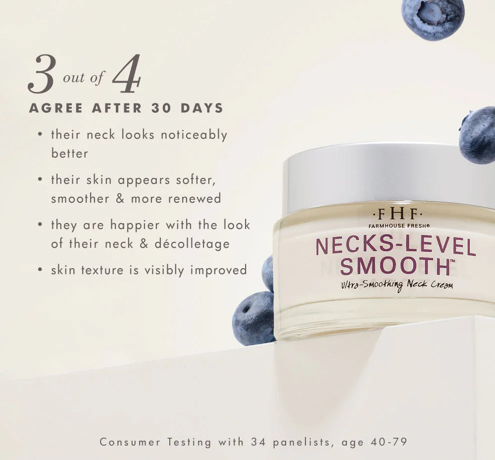 Necks-Level Smooth Ultra-Smoothing Triple Effect Neck Cream - FarmHouse Fresh