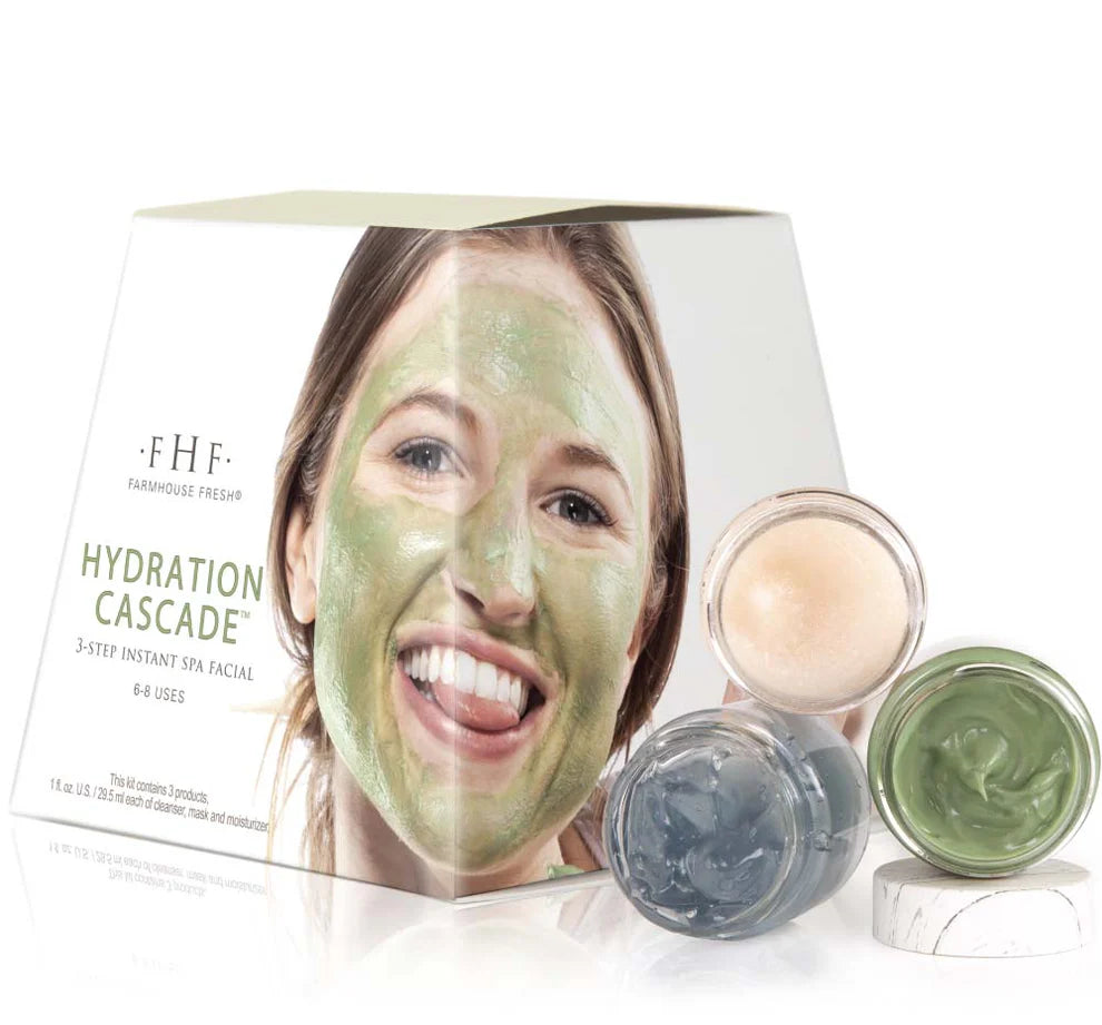 Hydration Cascade 3-Step Instant Spa Facial - Farmhouse Fresh
