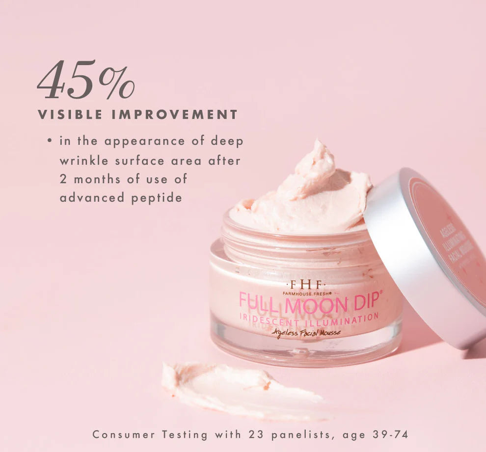 Full Moon Dip® Illumination Mousse with Retinol + Peptides - FarmHouse Fresh