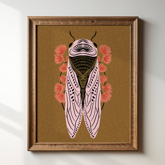 Cicada 8x10 Giclée Art Print - Tara Reed