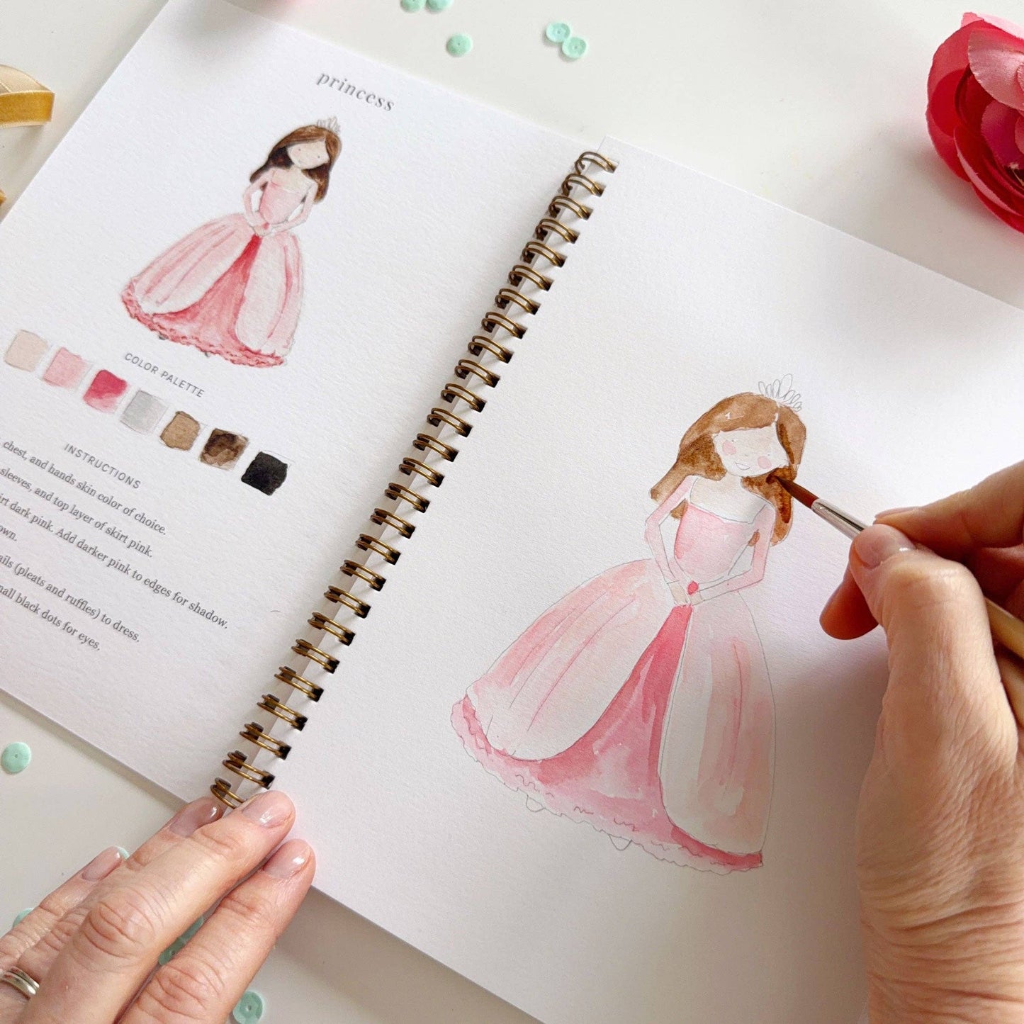 Fairytale Watercolor Workbook - emily lex studio