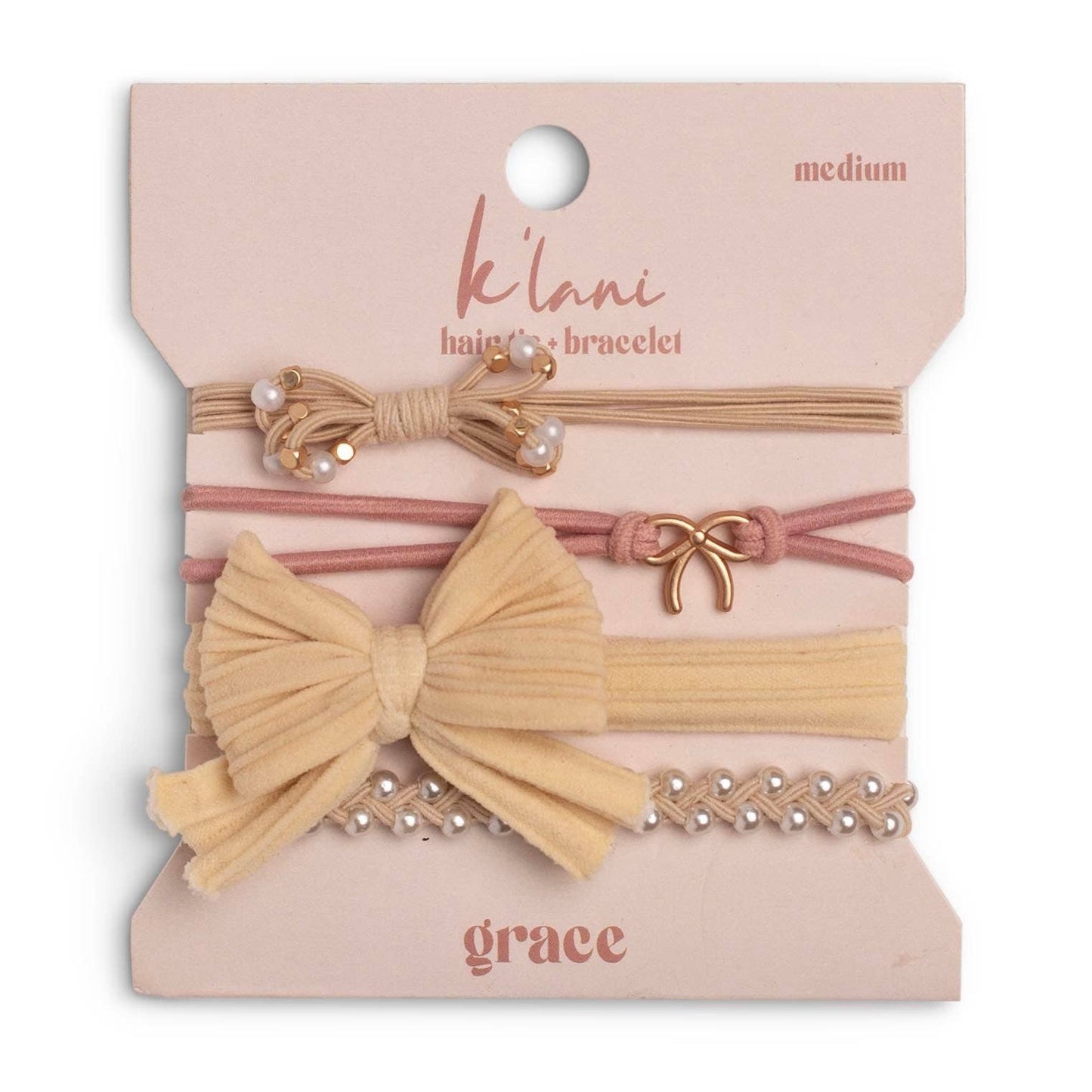 Hair Tie Bracelets- Grace