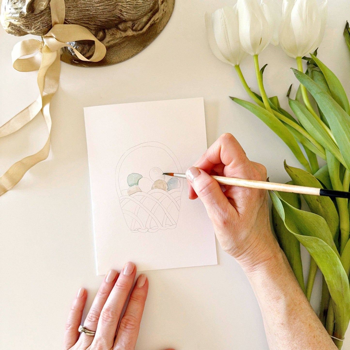 Easter Paintable Notecards - emily lex studio