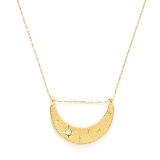 Amano Studio - Starlight Crescent Necklace