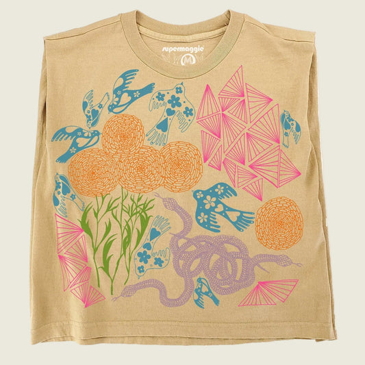Secret Garden Maisie Heavyweight Muscle Tee
