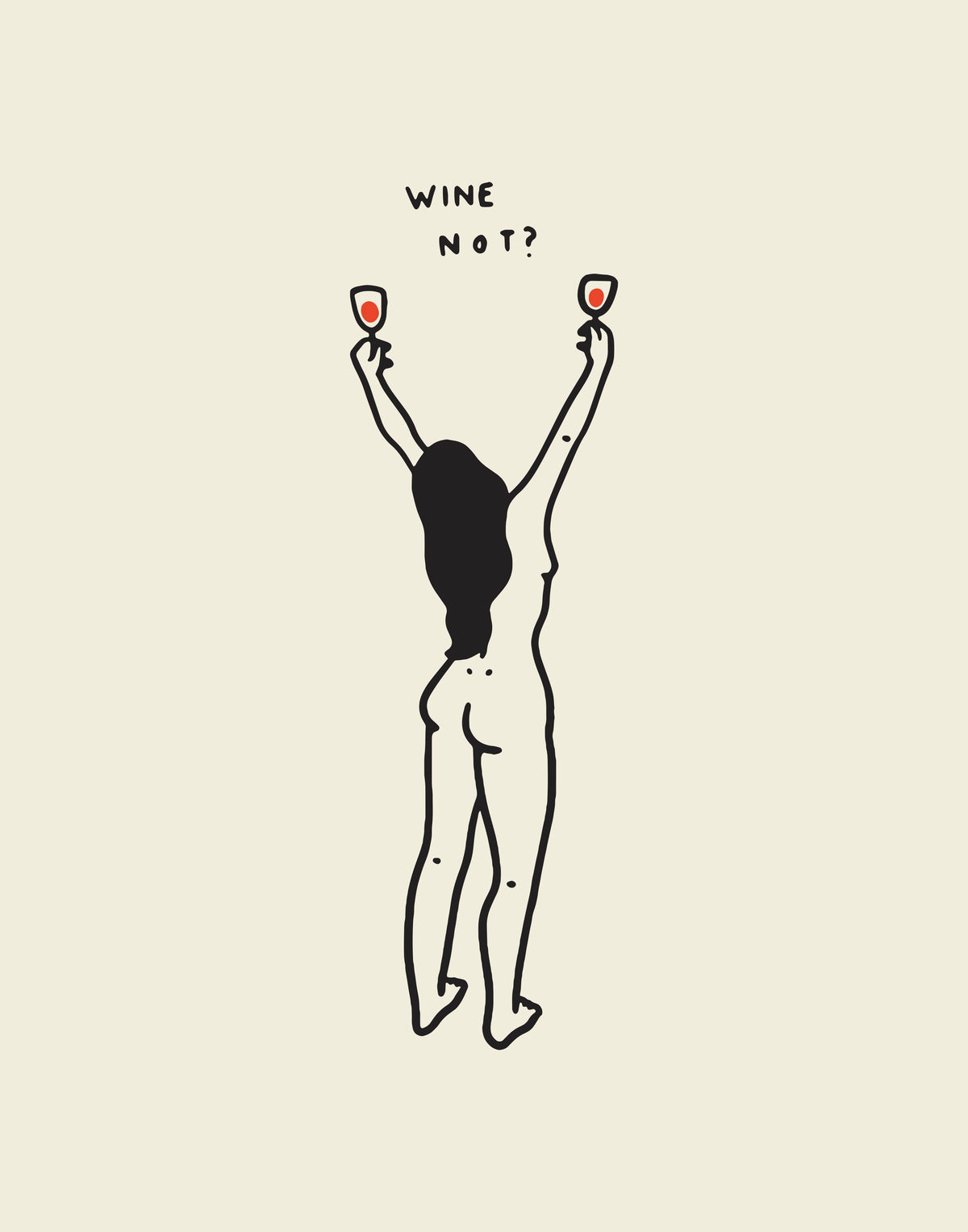 “Wine Not?” Art Print - Tumbleweed Design Studios