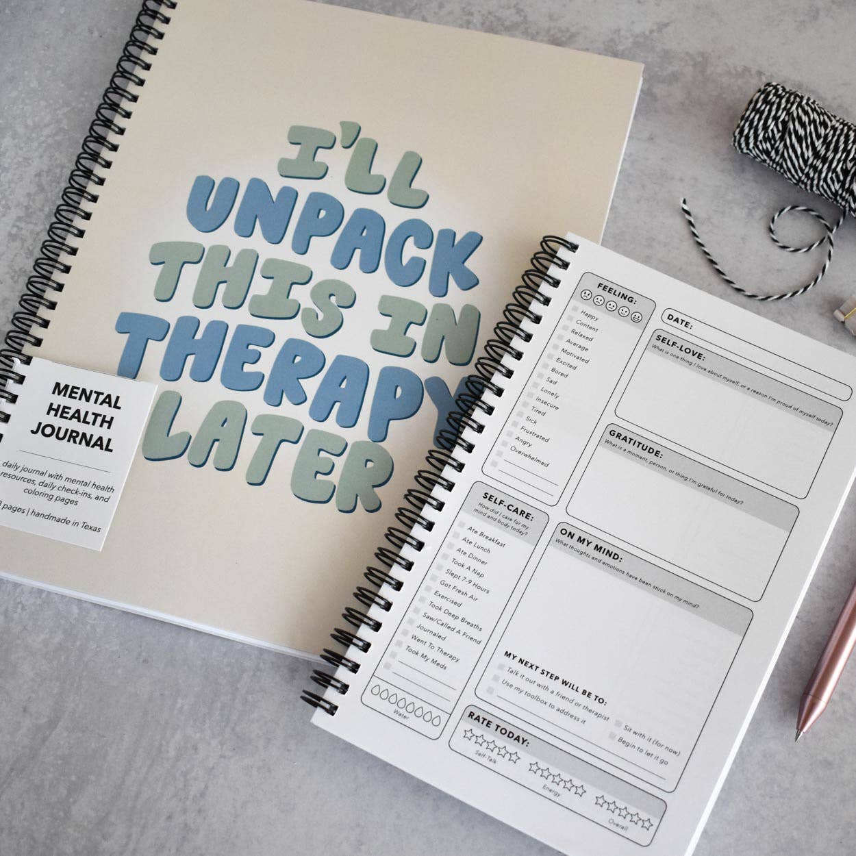 I'll Unpack This In Therapy - Mental Health Journal