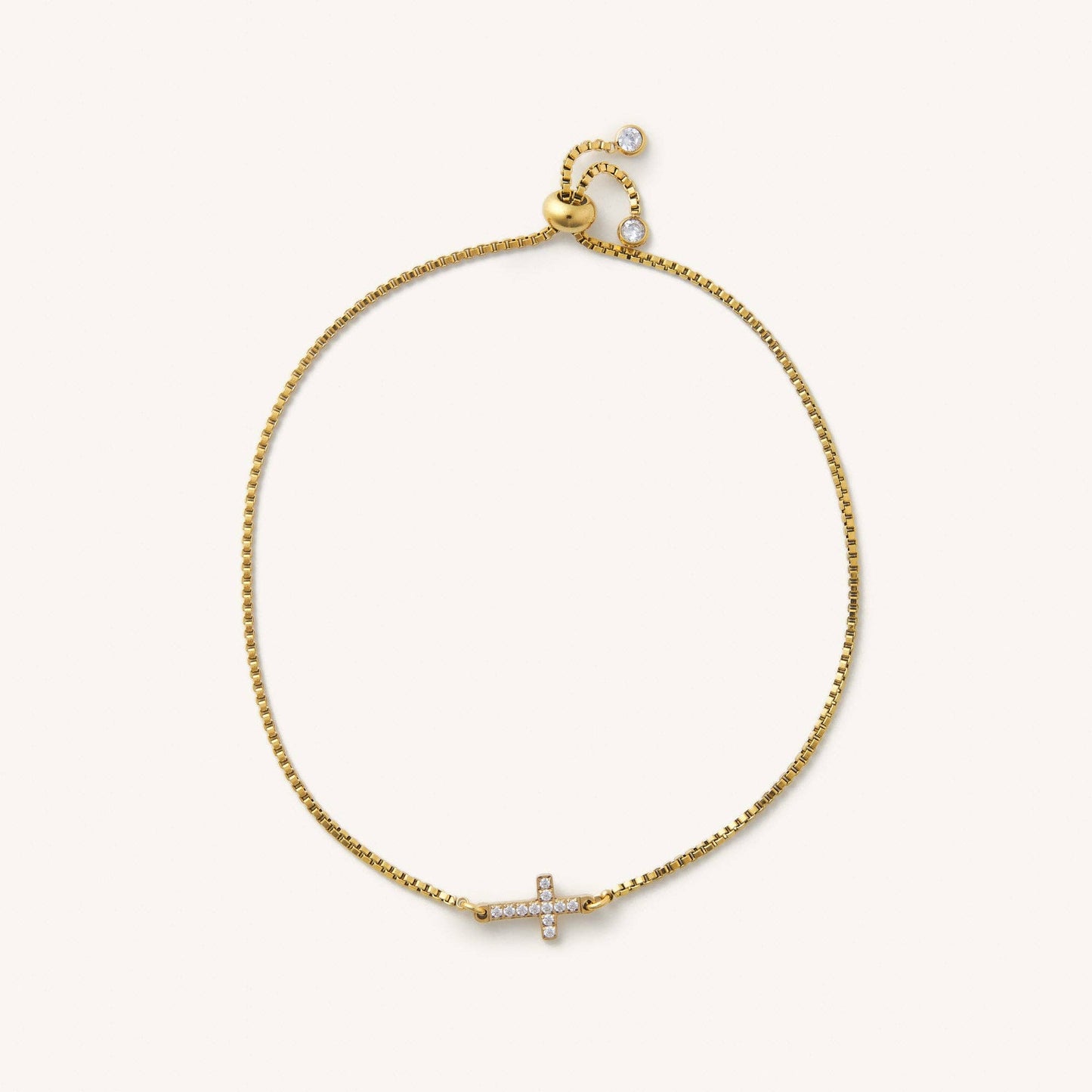 Chloe Gold Slider Bracelets - Waterproof