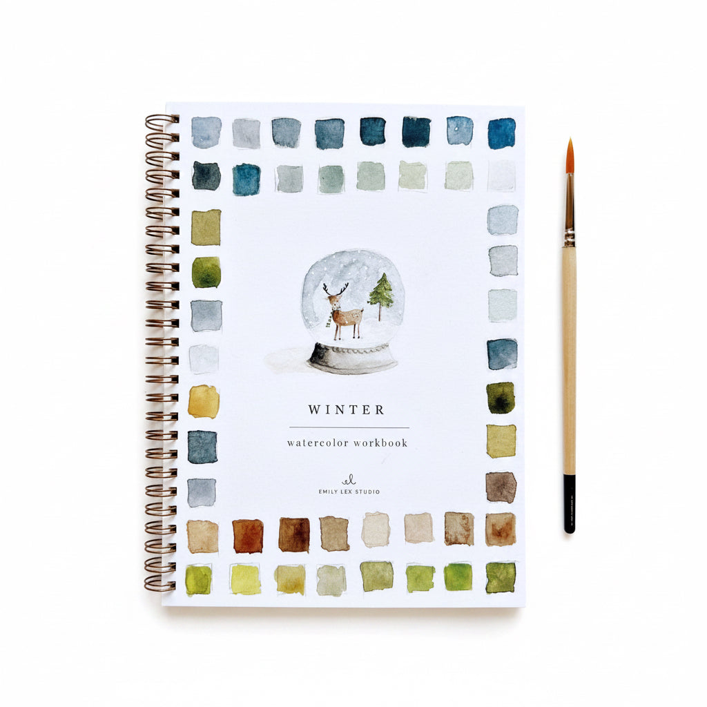 Winter Watercolor Workbook - emily lex studio