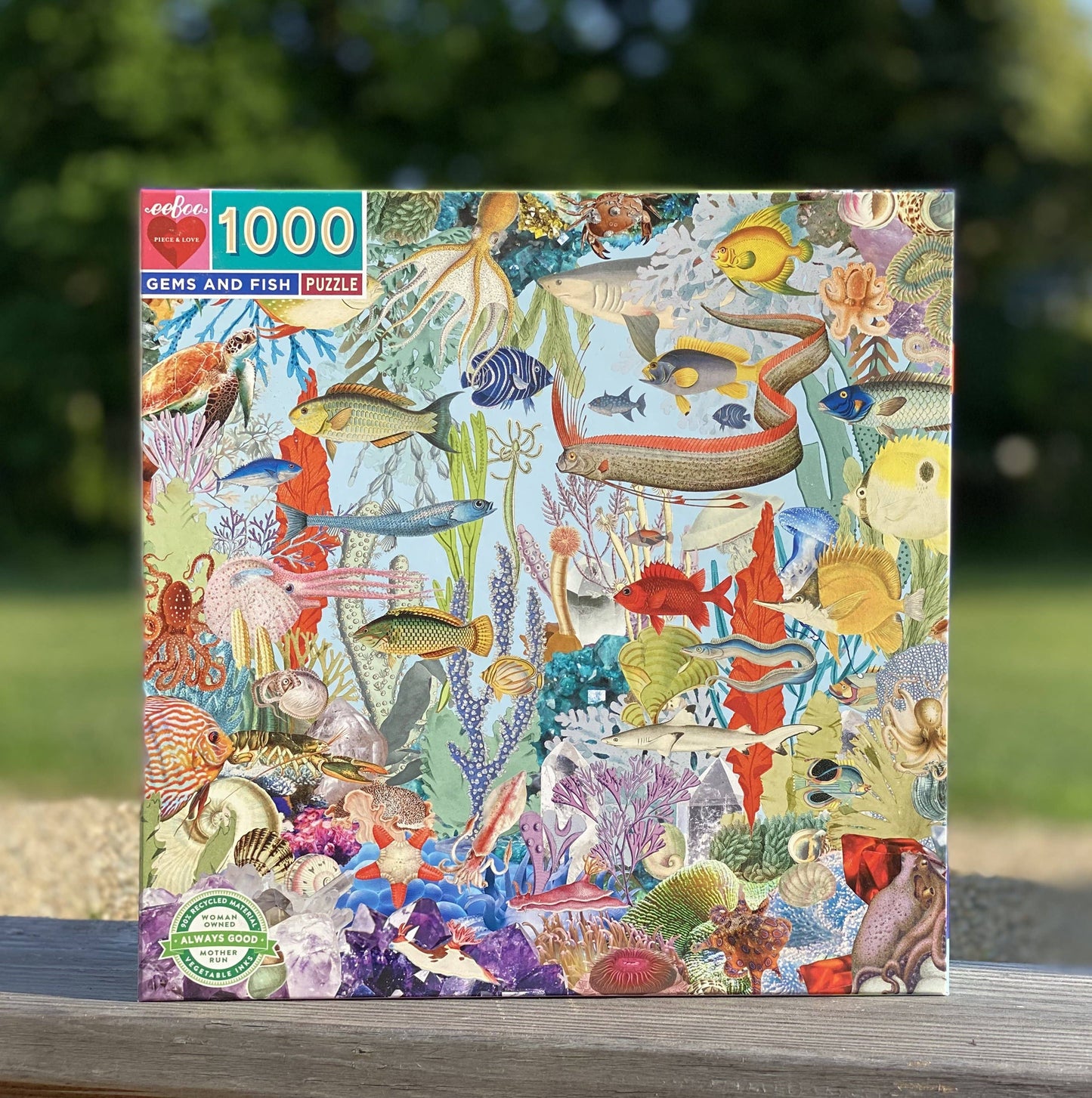 Gems and Fish 1000 Piece Puzzle