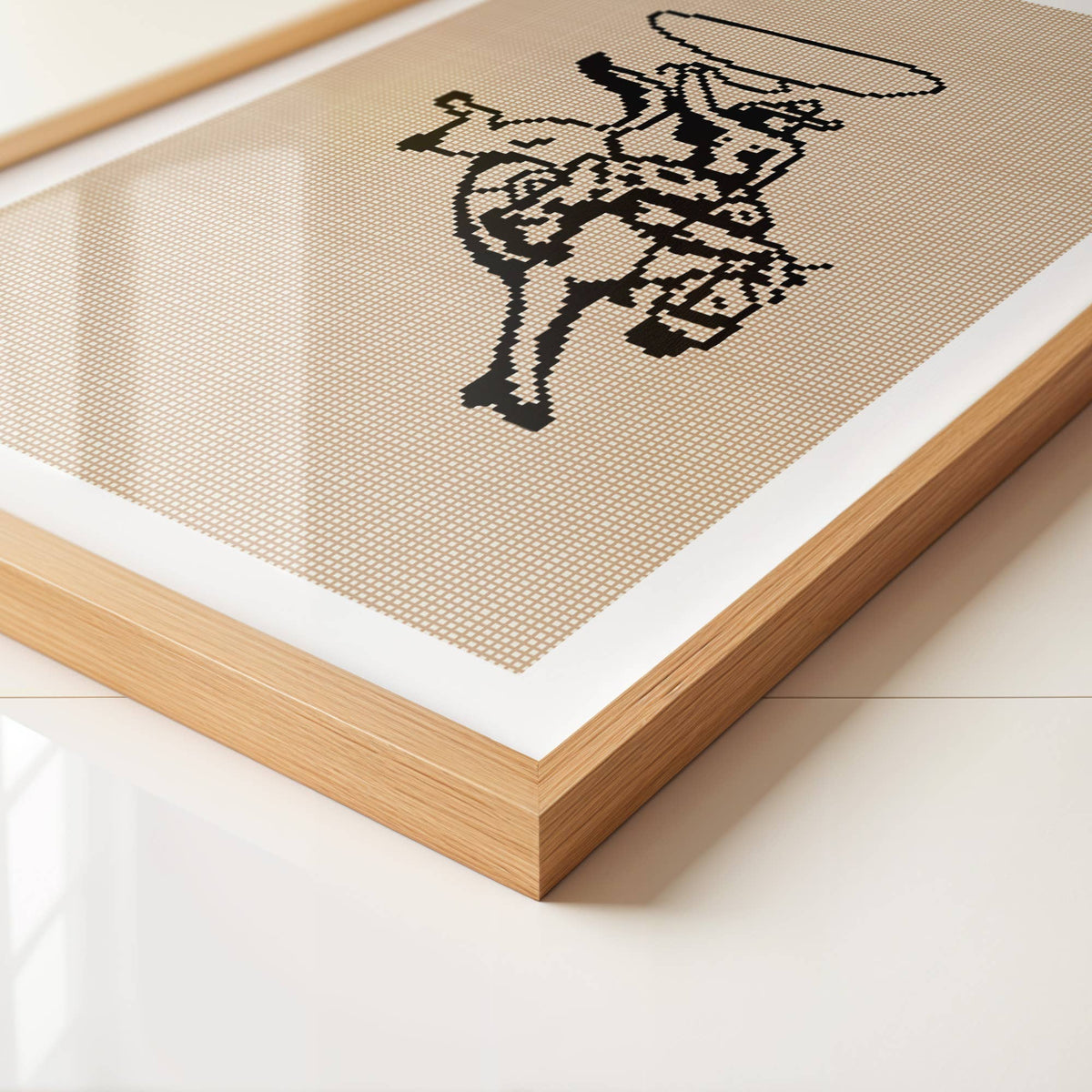 “Cross Stitch Cowgirl” Art Print Tumbleweed Design Studios
