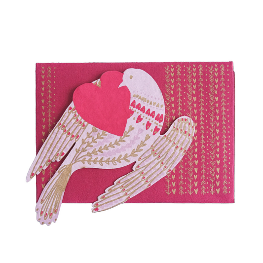 Heart Bird Greeting Card - East End Press