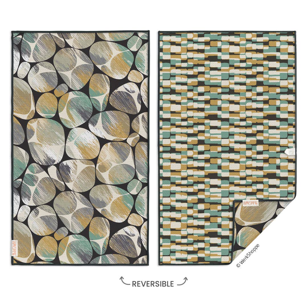 River Rocks Microfiber Kitchen Towel