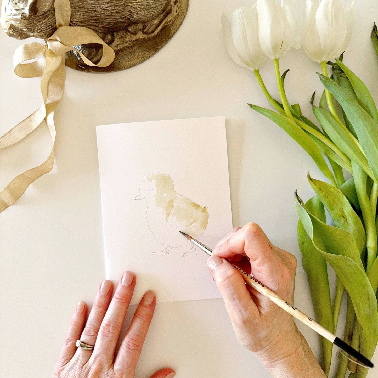 Easter Paintable Notecards - emily lex studio