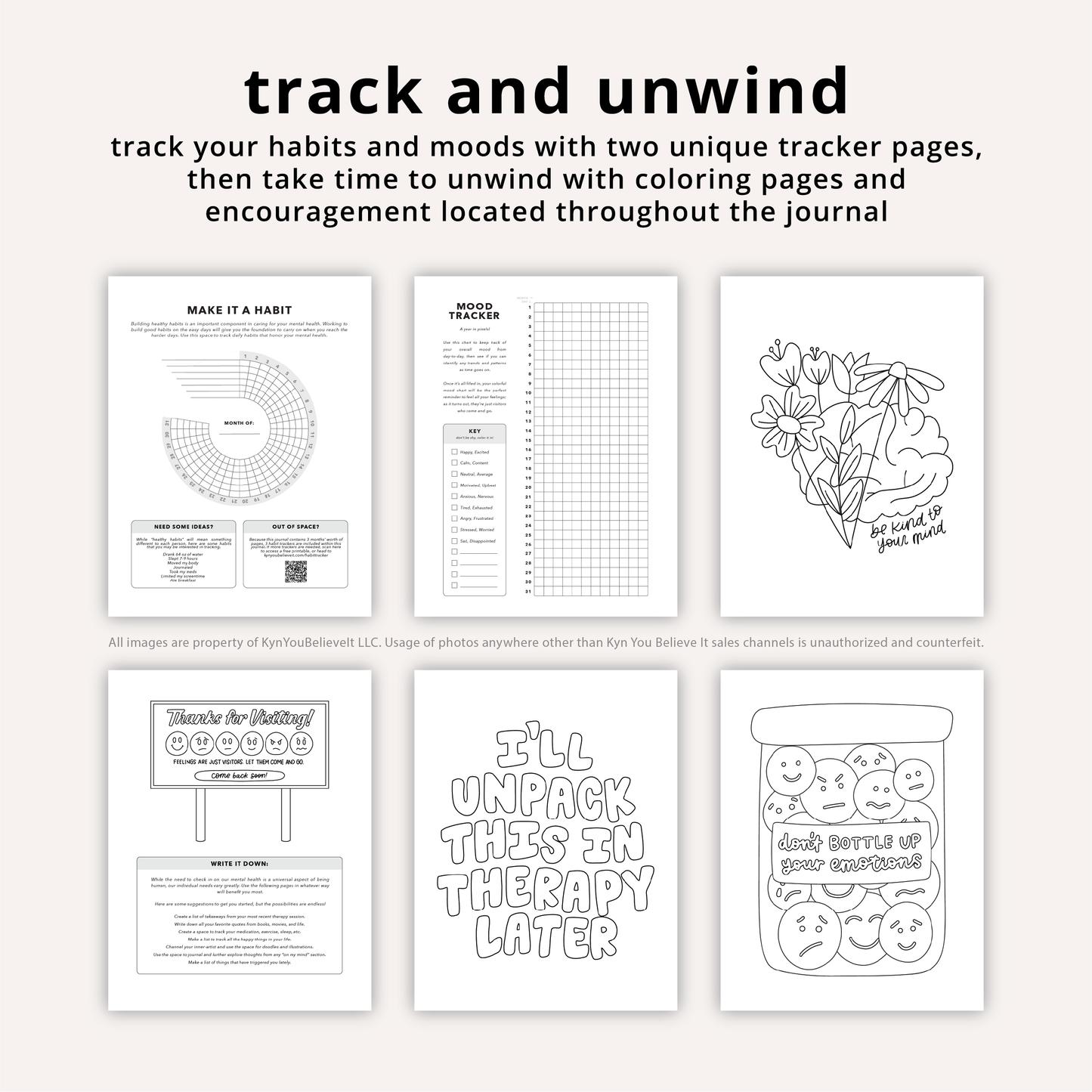 I'll Unpack This In Therapy - Mental Health Journal