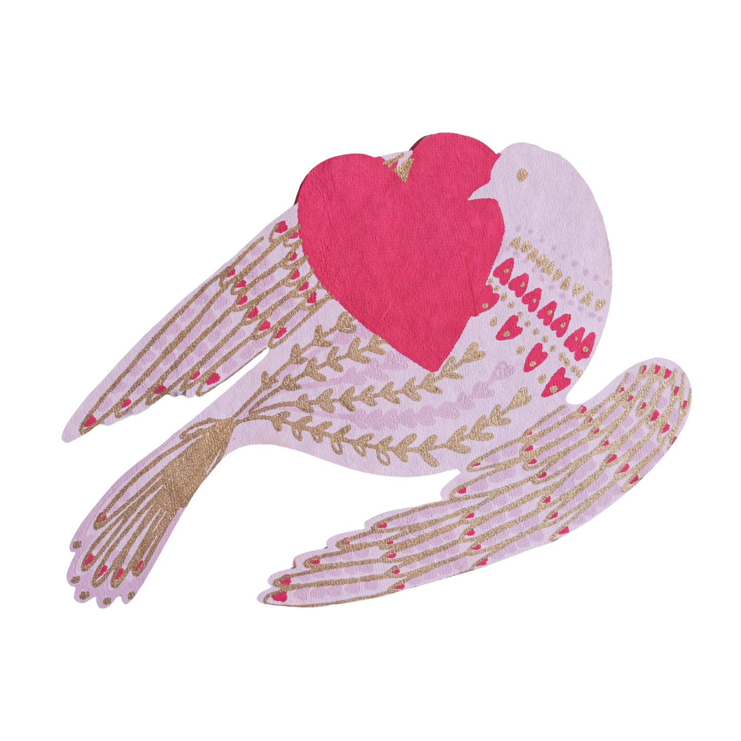 Heart Bird Greeting Card - East End Press