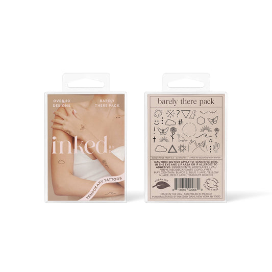 INKED by Dani - Barely There Temporary Tattoo Pack