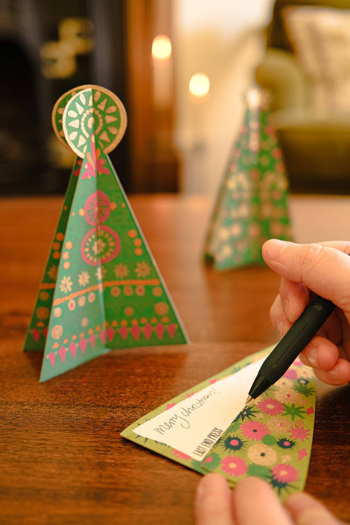 Patterned Tree Greeting Card - East End Press