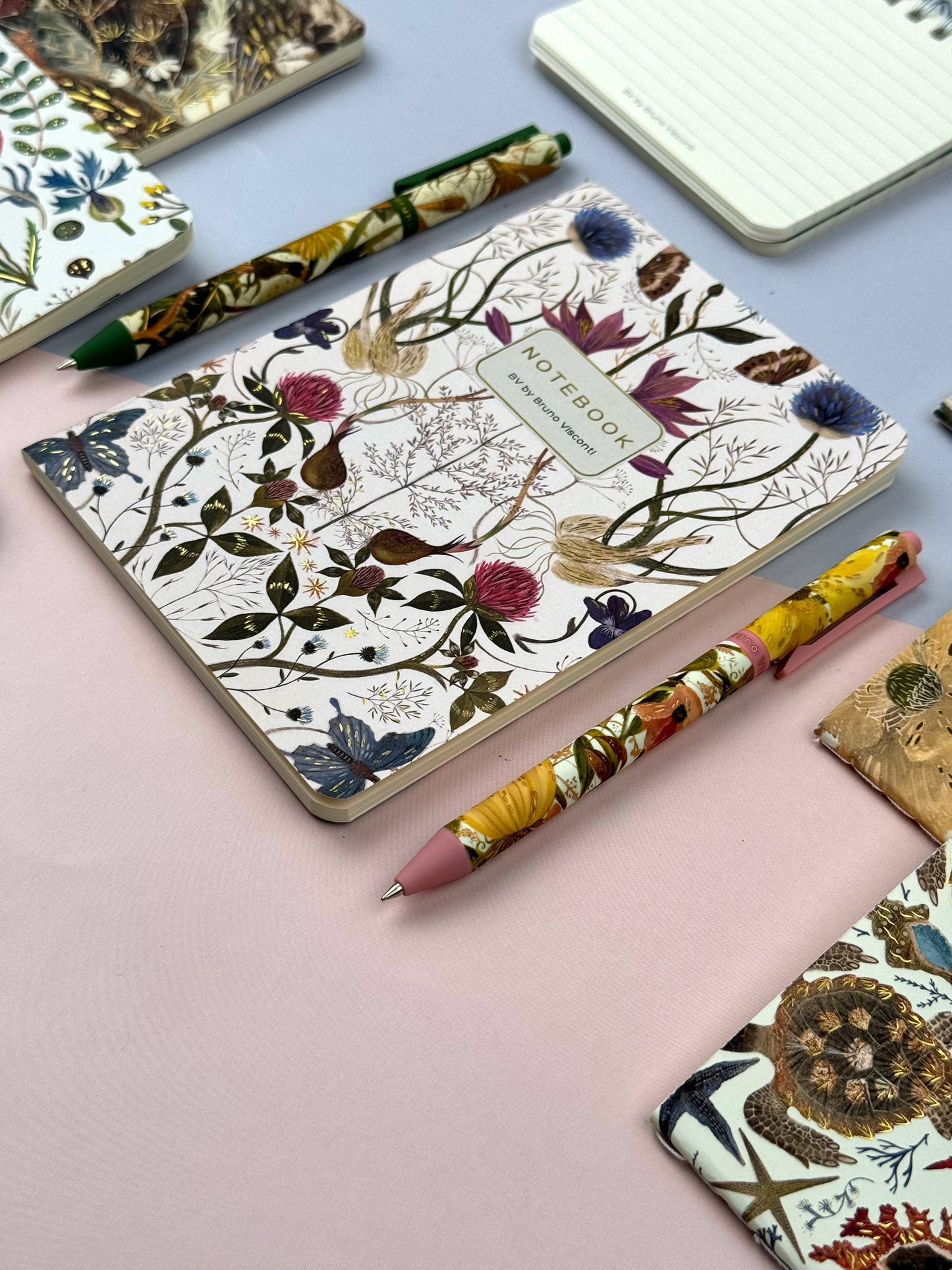 Symmetrical Flora Notebook