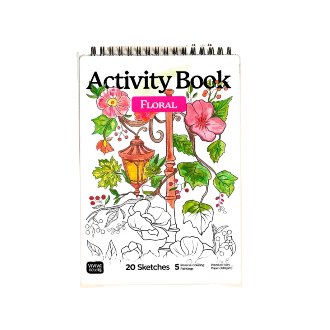 Floral Coloring Book