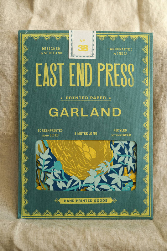 Nests Sewn Garland - Screen Printed by Hand