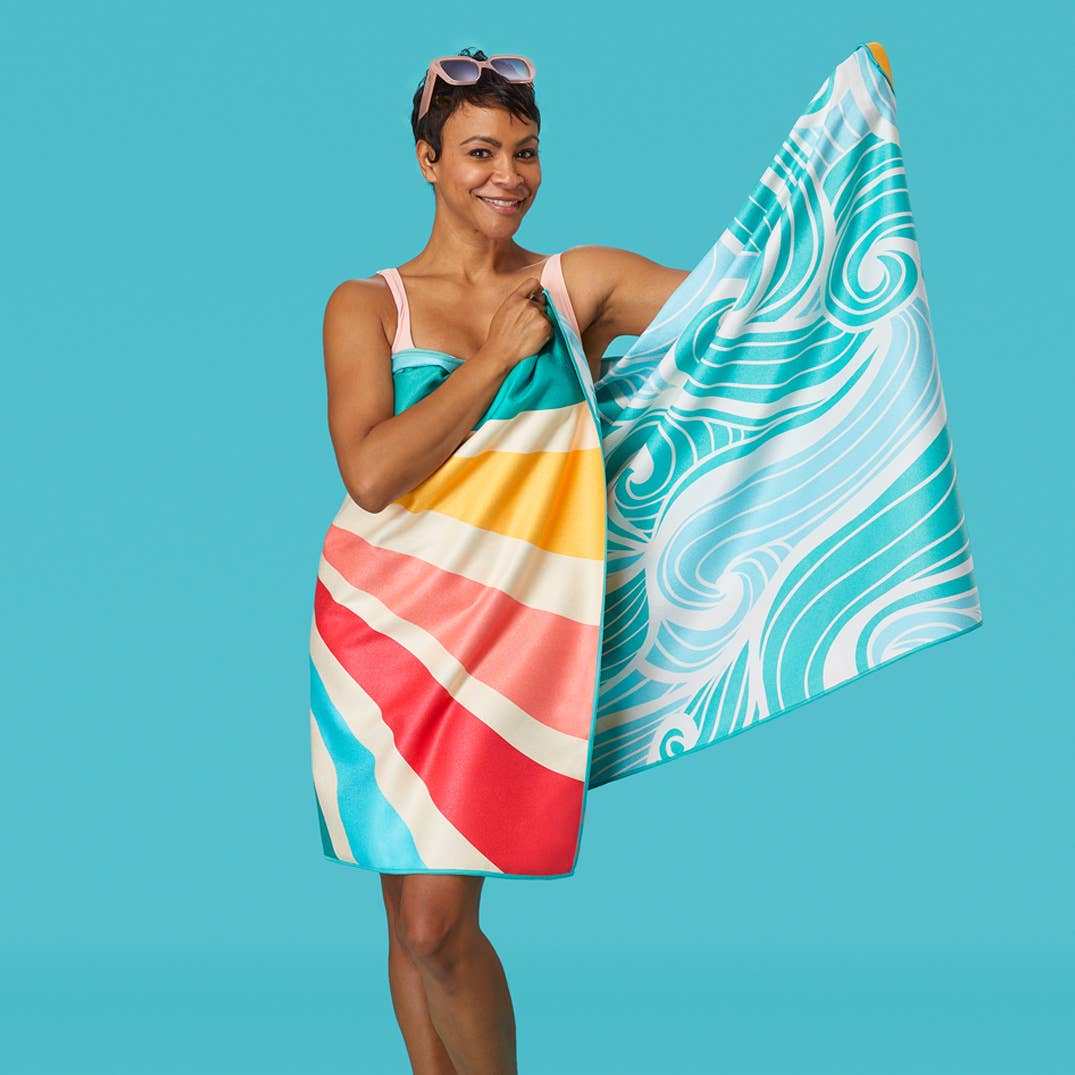 Sun And Sea | Go Big Microfiber Beach Towel