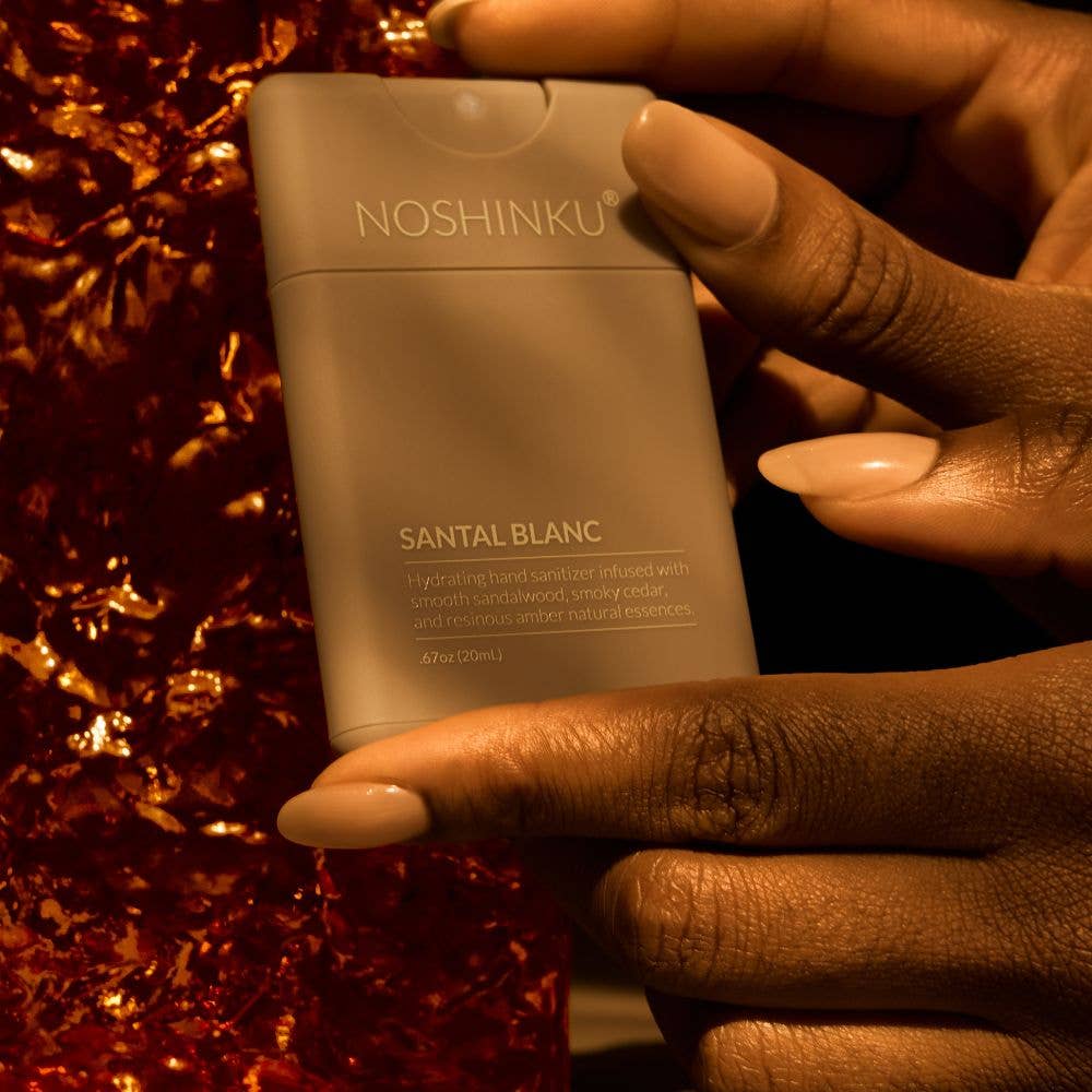 Refillable Santal Blanc Hydrating Pocket Hand Sanitizer - Noshinku