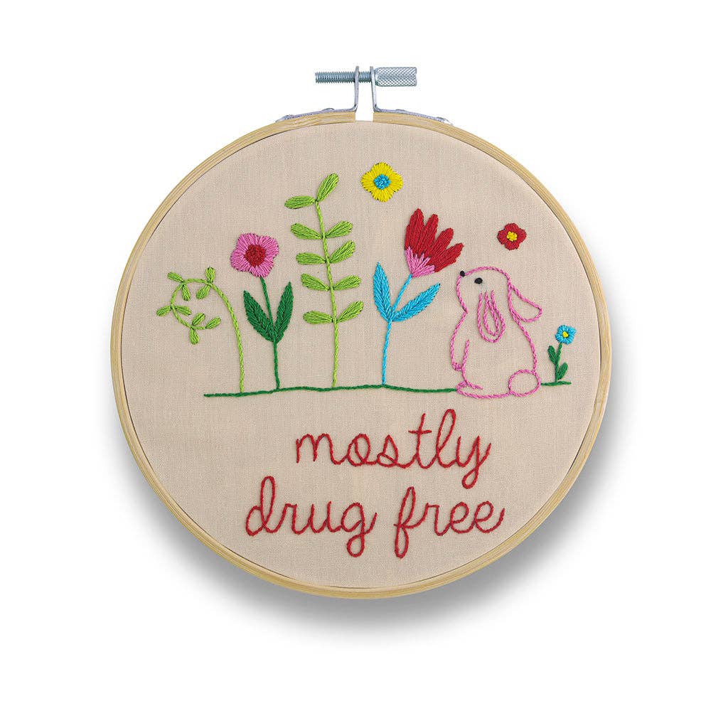 Mostly Drug Free Embroidery Kit - Funatic