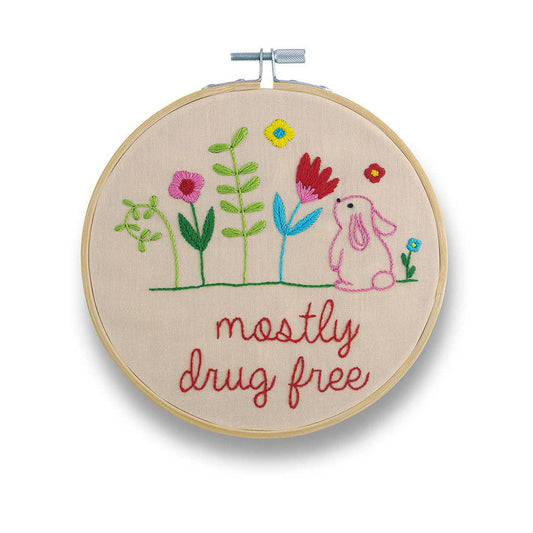 Mostly Drug Free Embroidery Kit - Funatic