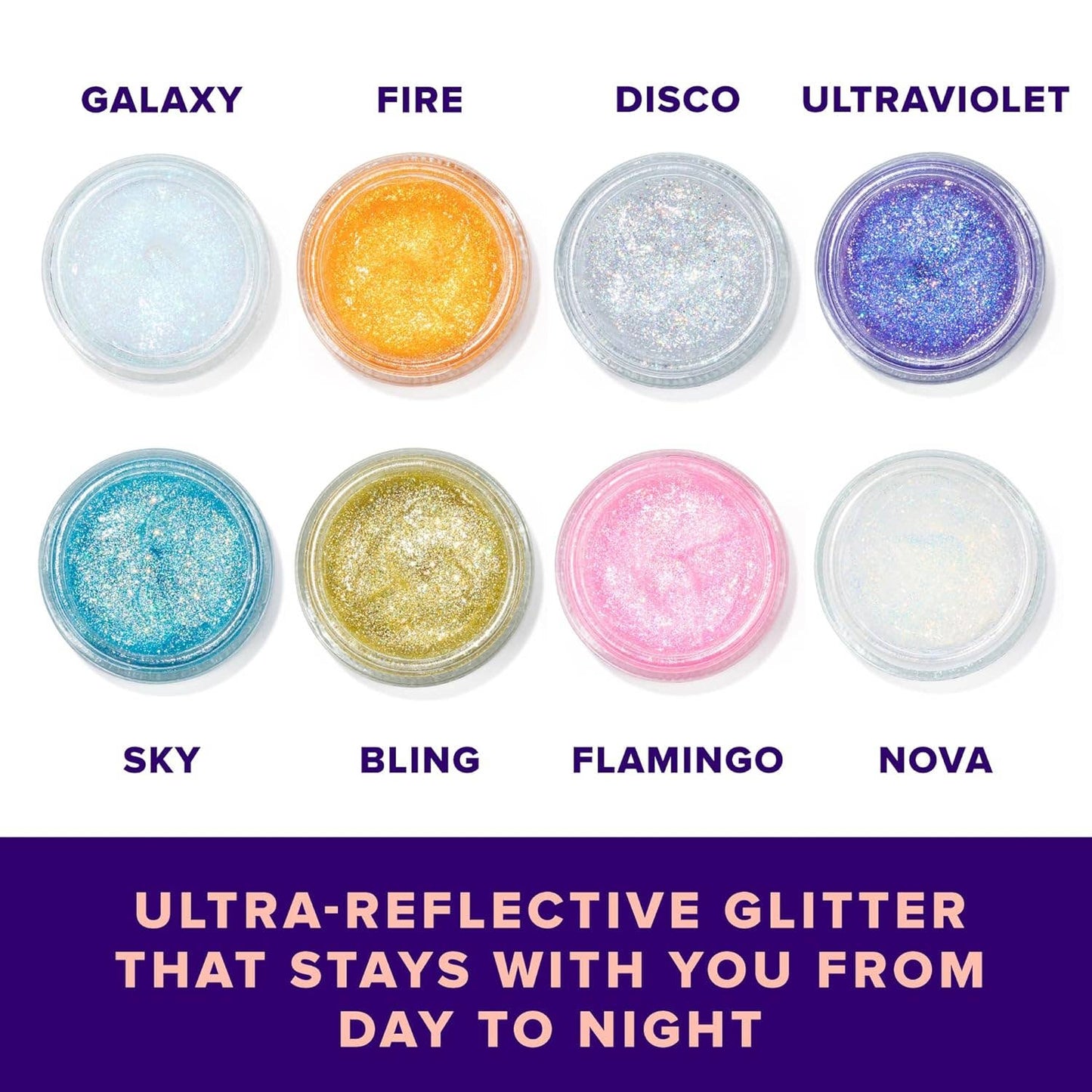 Original Glitter Gel | Flamingo-Pink | Body Glitter | Shiny - Unicorn Snot
