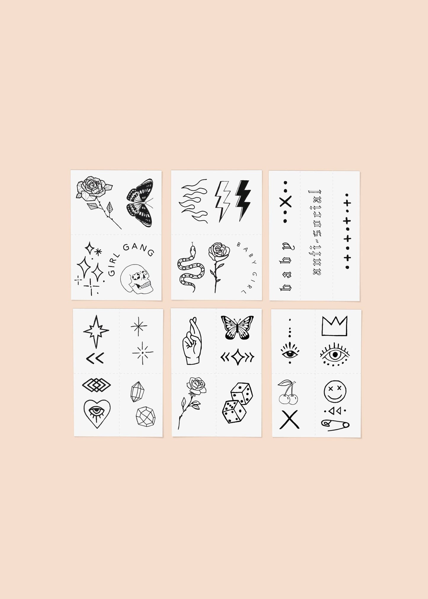 INKED by Dani - Bad Babe Temporary Tattoo Pack
