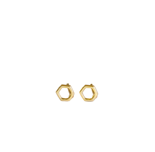 Minimalist Earrings - Hexagon - JaxKelly