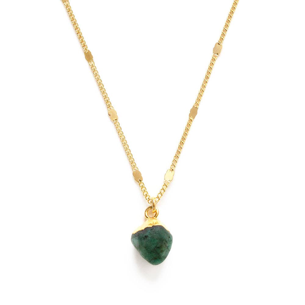 Raw Cut Gemstone Necklaces - Amano Studio