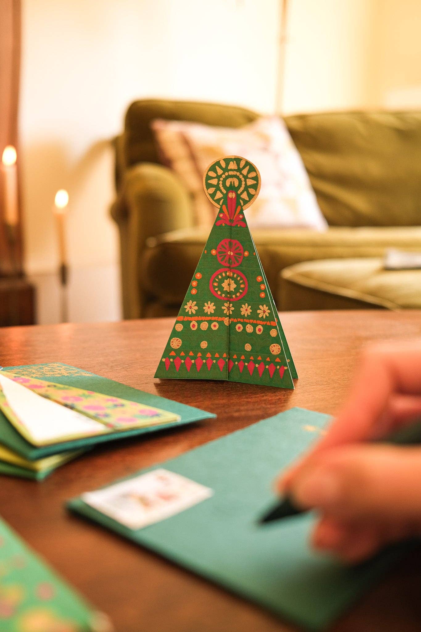 Patterned Tree Greeting Card - East End Press