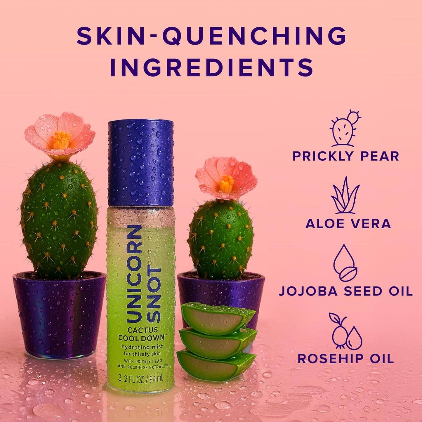 Cactus Cool Down | Face Mist | Hydrating Face Spray - Unicorn Snot