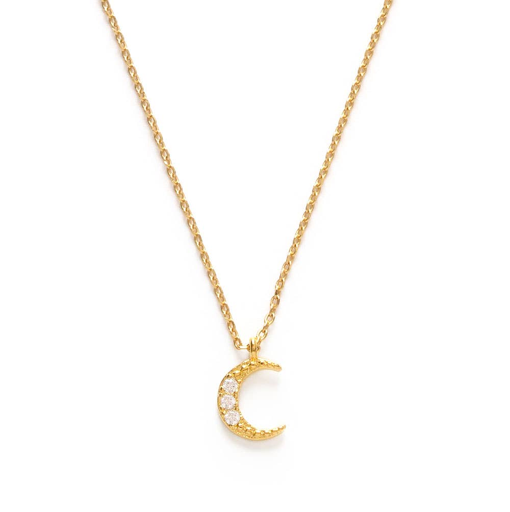 Amano Studio - Crescent Moon Charm Necklace