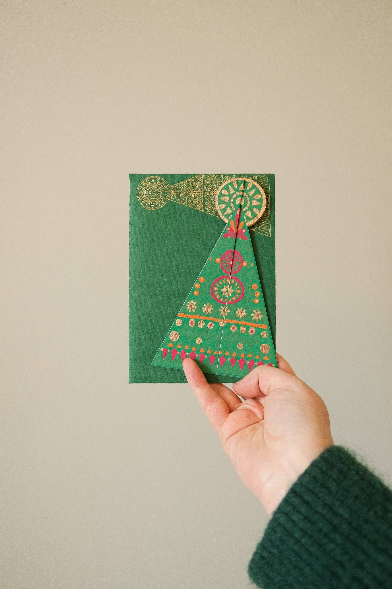 Patterned Tree Greeting Card - East End Press