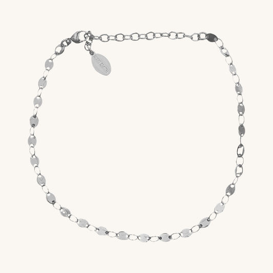 Waterproof Silver Gwen Anklet